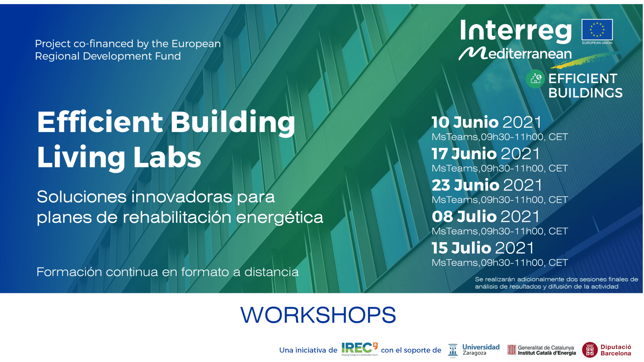 Efficient Building Living Labs