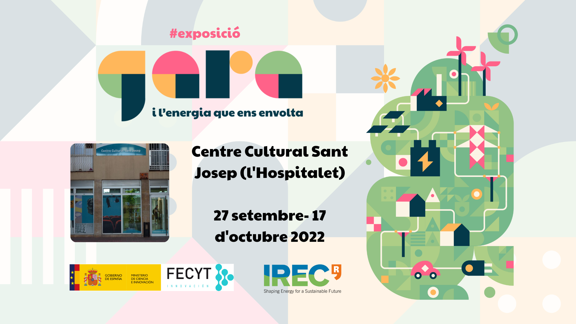 Gara i energia que ens envolta 3_Sala d'exposicions del Centre Cultural Sant Josep (l'Hospitalet)