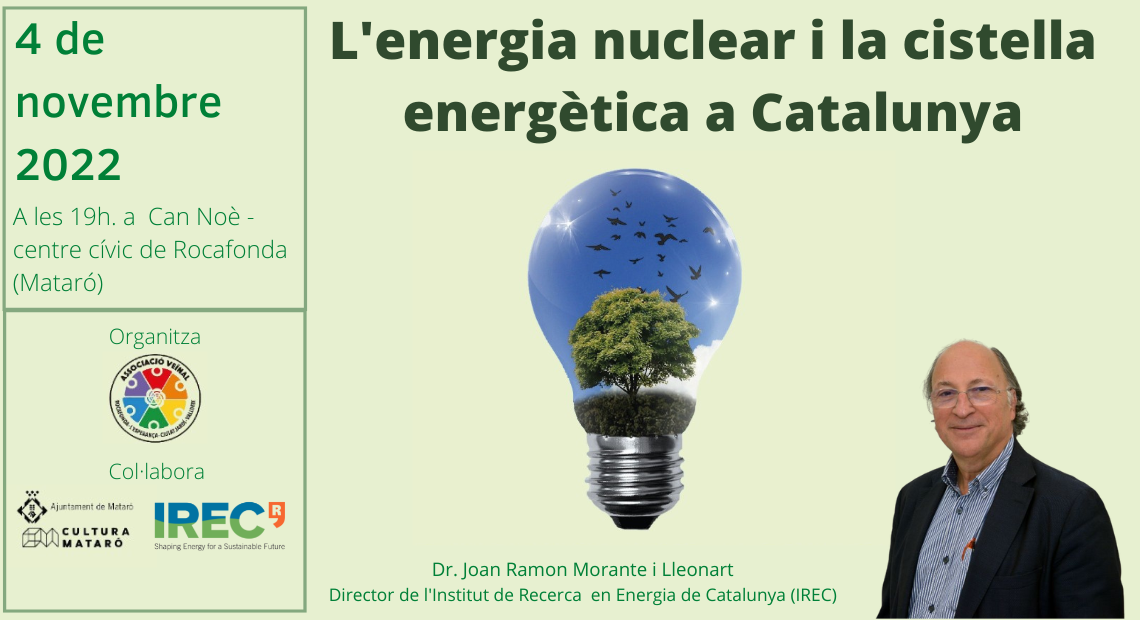 L'energia nuclear i la cistella energètica a Catalunya_Joan Ramon Morante _Mataro_IREC