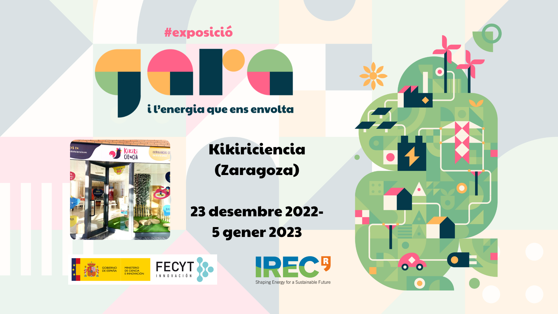 Exposición Gara IREc FECYT Zaragoza 2022-2023