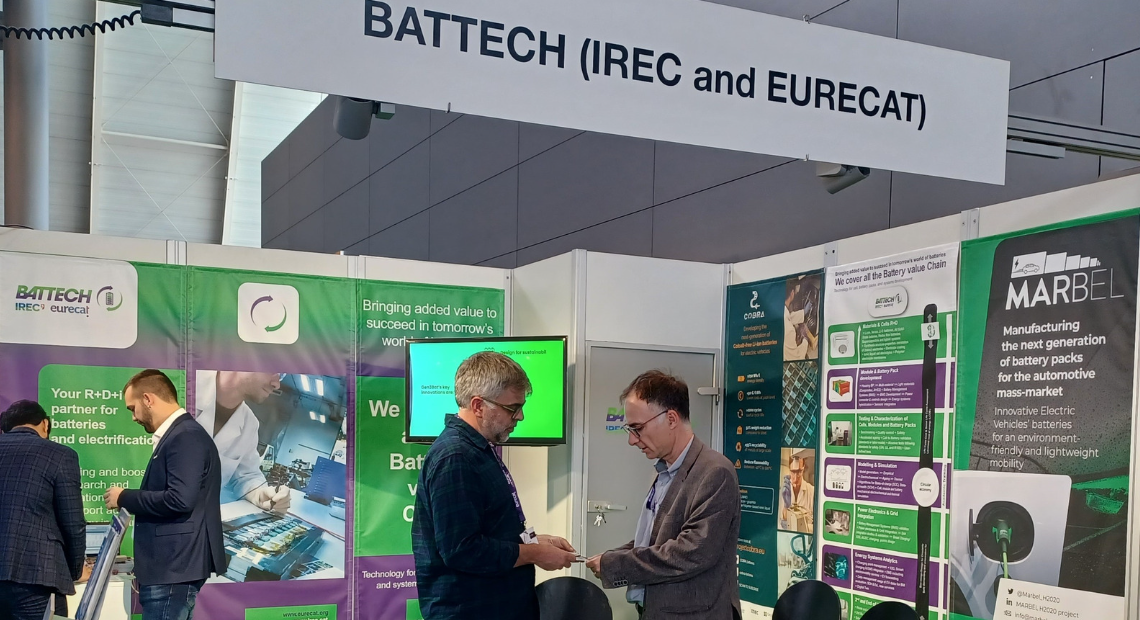 BATTECH showcases the latest battery innovations at the Battery Show Europe IREC EURECAT