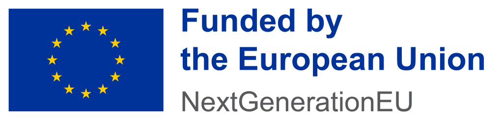 Institutional logo "Funded by the European Union - NextGenerationEU".