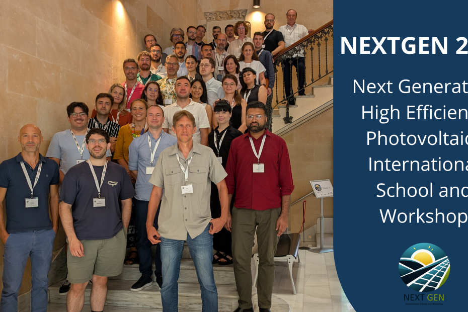Group photo of participants attending the NEXTGEN 2026 Next Generation High Efficiency Photovoltaics International School and Workshop.